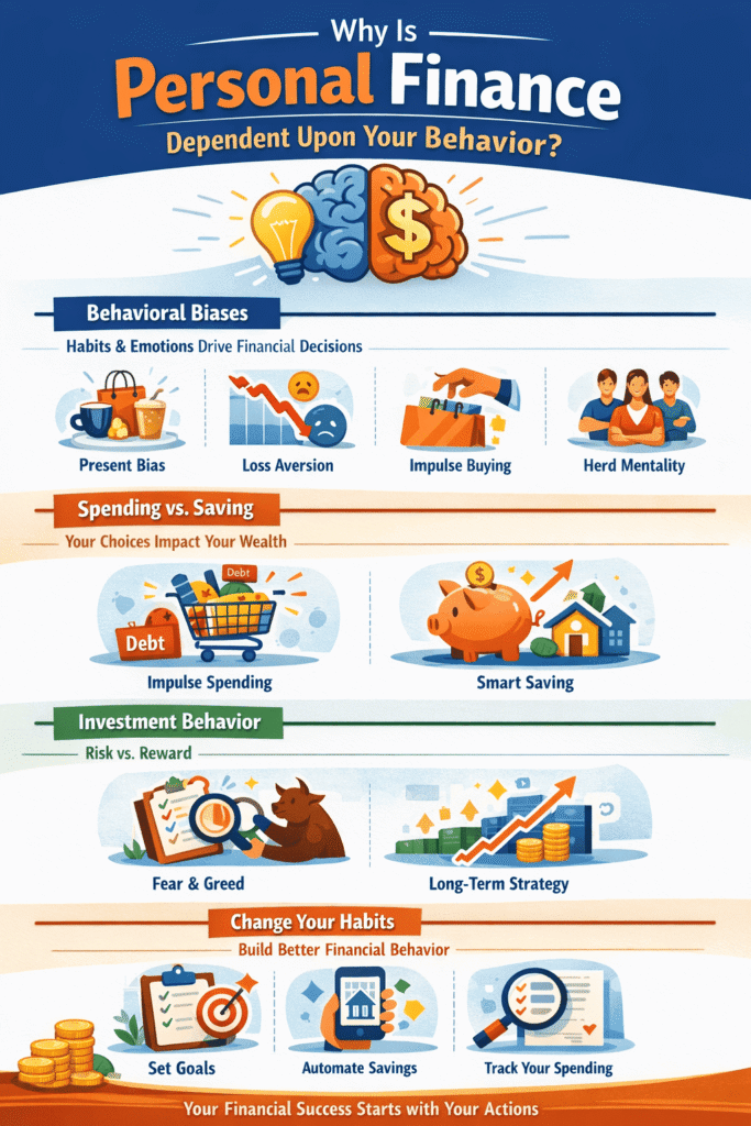 Why Is Personal Finance Depend Upon Your Behavior infographics